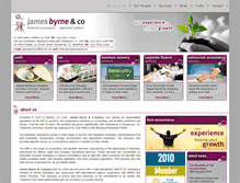 Tablet Screenshot of jamesbyrneandco.ie